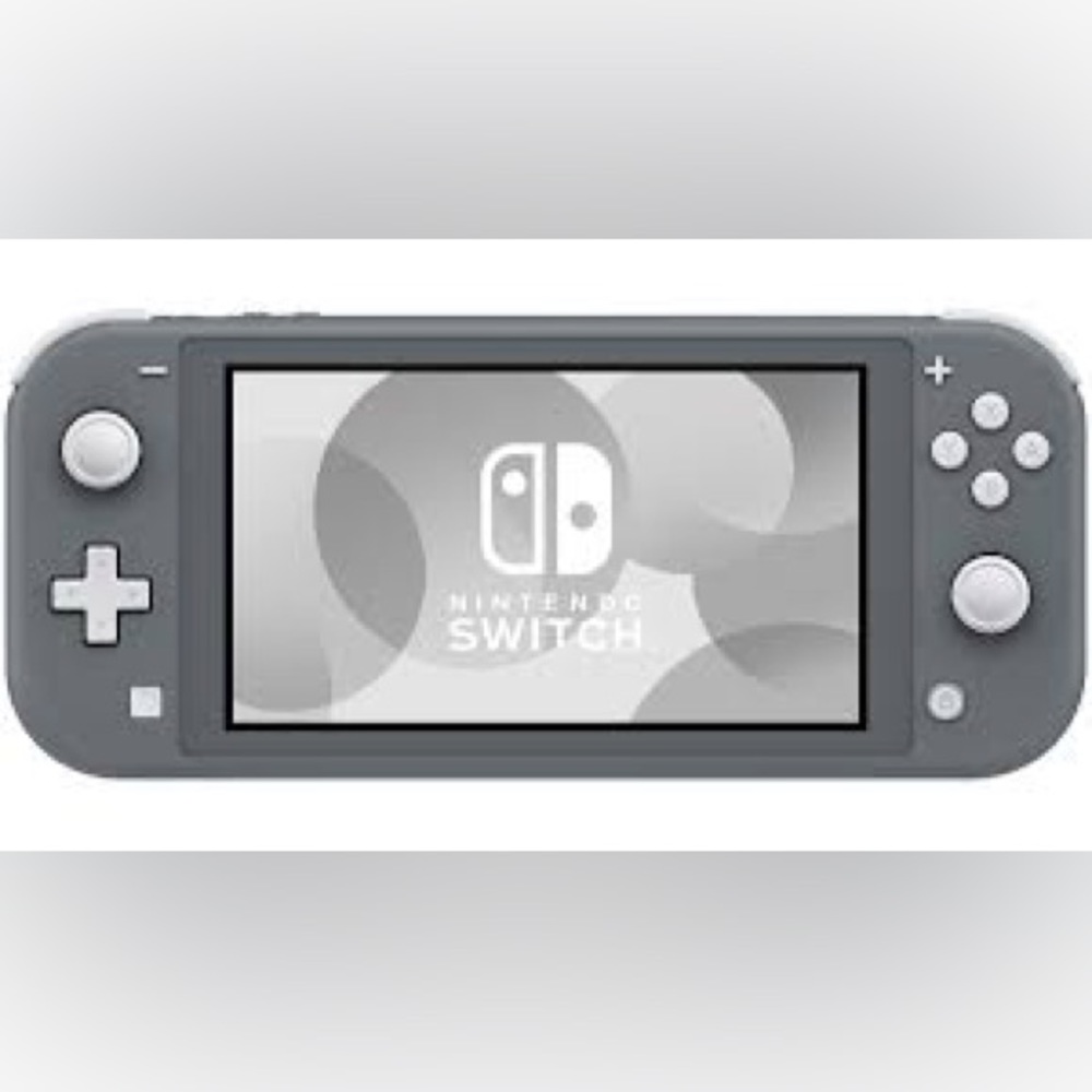 USED gray nintendo switch lite